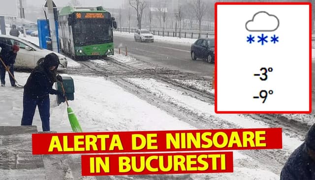 Iarna Revine Surprinzător în București: Avertizare de Ninsori de la Accuweather și O Previzune Neobișnuită pentru Primul Weekend din Aprilie!