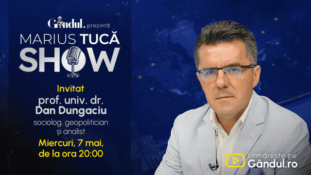  Dialog cu Prof. Univ. Dr. Dan Dungaciu, Live pe Gândul, Miercuri 7 Mai, Ora 20.00 - Urmăriți pe Facebook și YouTube!