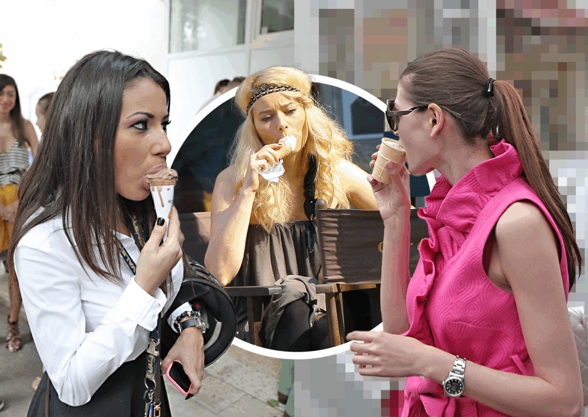 Roxana Vancea și Monica Gabor Adoră Răcorirea cu Înghețată!