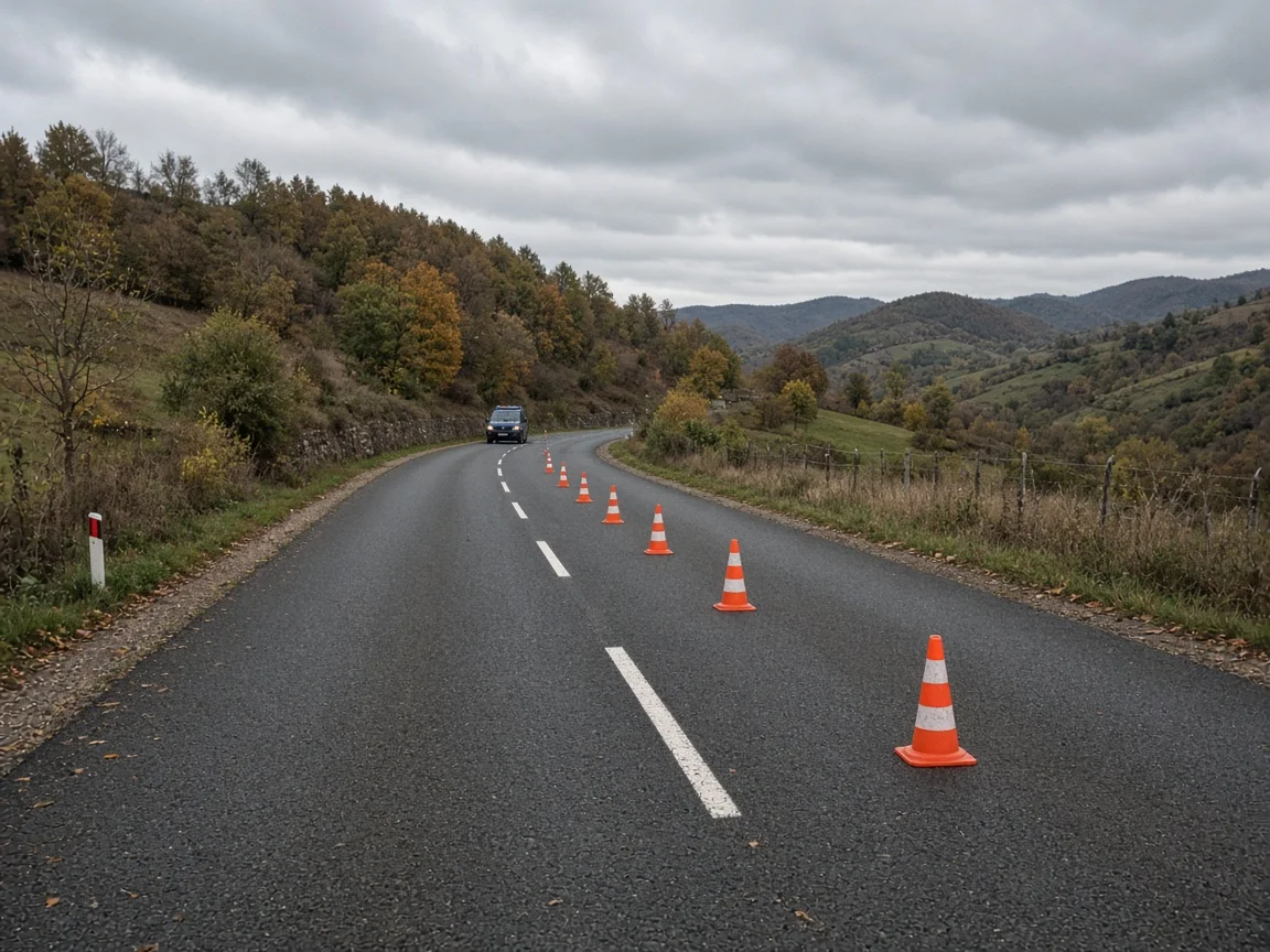DN 58B Caraș-Severin: doi oameni la spital după accident cu motocultor