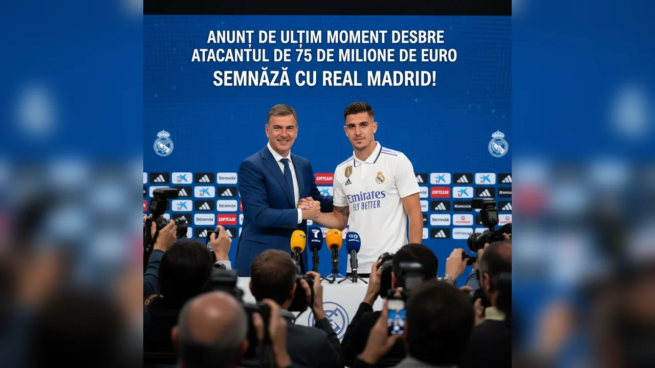 Atacantul de 75 de milioane de euro semnează cu Real Madrid