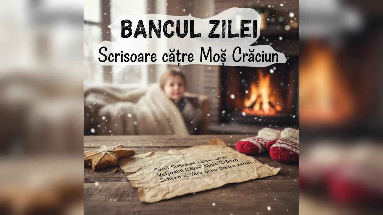 BANCUL ZILEI | O scrisoare amuzantă către Moș Crăciun