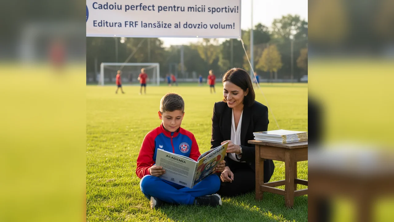 Editura FRF lansează volumul doi Academia despre visul unui adolescent de a deveni fotbalist