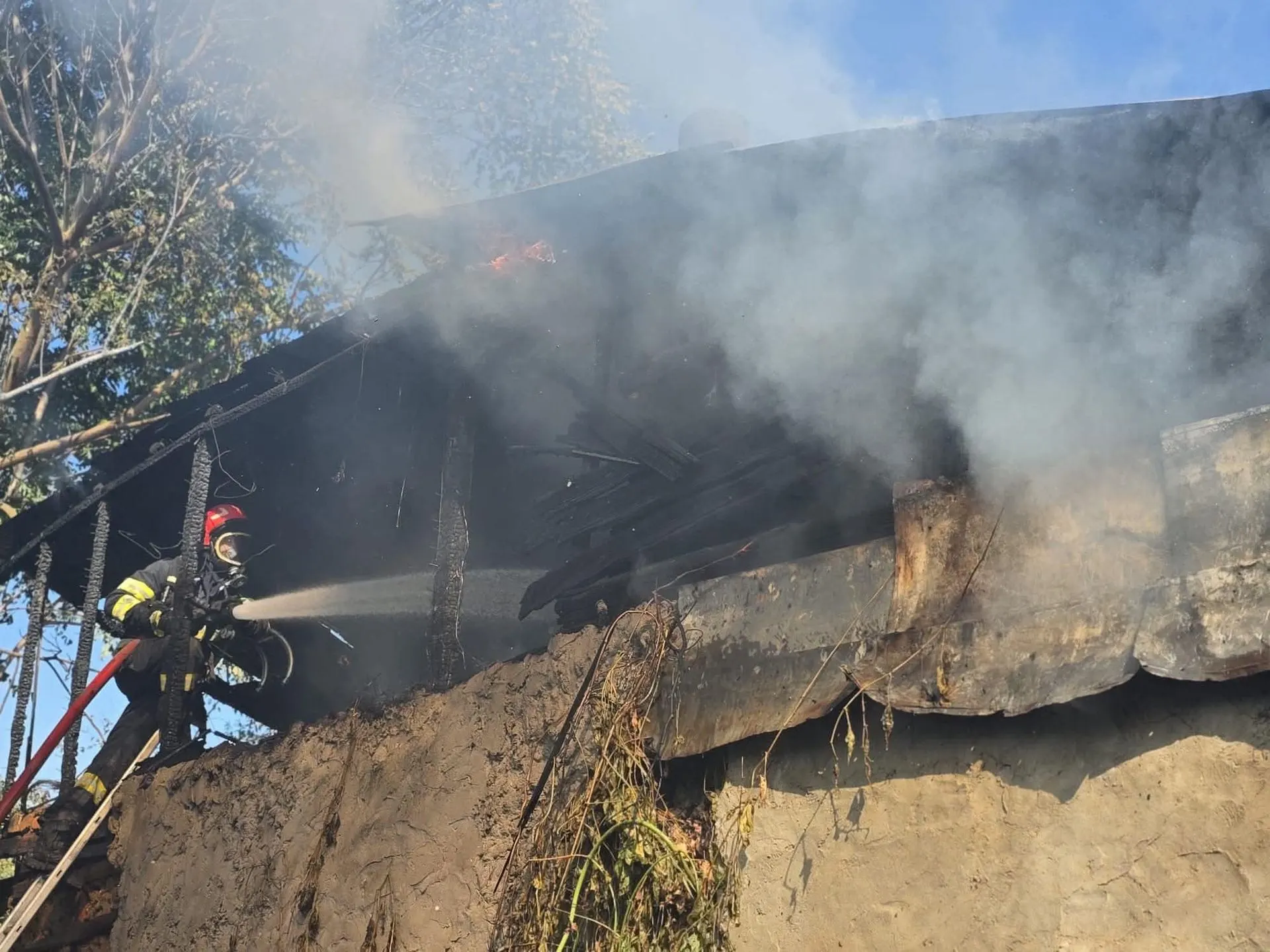 Giurgiu: bărbat de 72 de ani, decedat după incendiu pe I.A. Bassarabescu