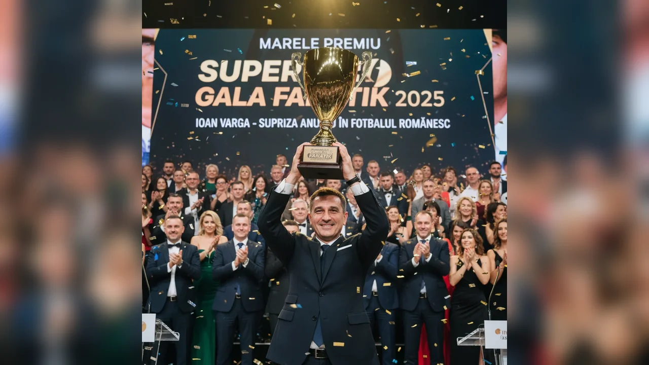 Ioan Varga, Marele Câștigător al Super Galei Fanatik 2025 și Surpriza Fotbalului Românesc