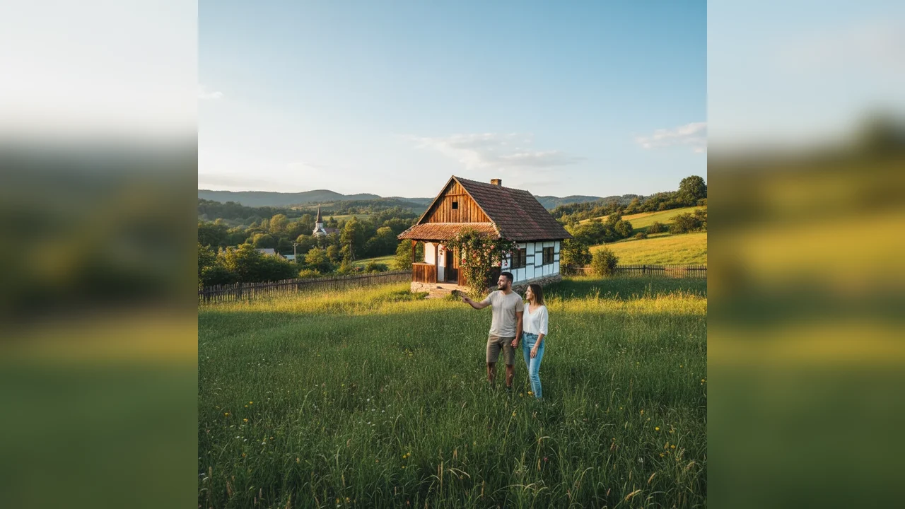 Localitatea din România unde poți achiziționa o casă tradițională și 1.500 mp teren cu numai 10.000 de euro