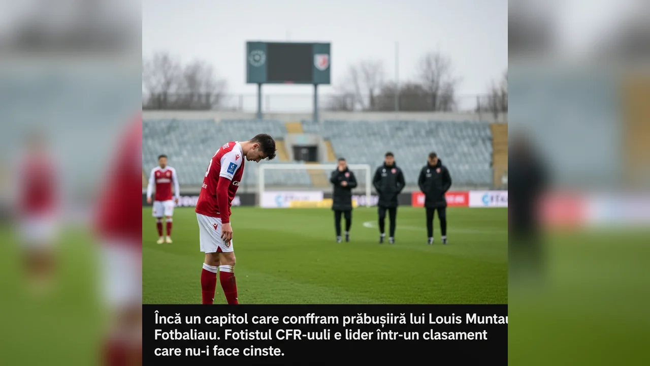 Louis Munteanu, lider într-un clasament negativ ce reflectă declinul său la CFR Cluj