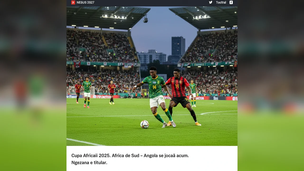 Meciul Africa de Sud – Angola în direct, Ngezana starter titular