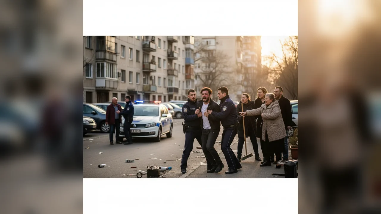motivul conflictului și intervenția Poliției