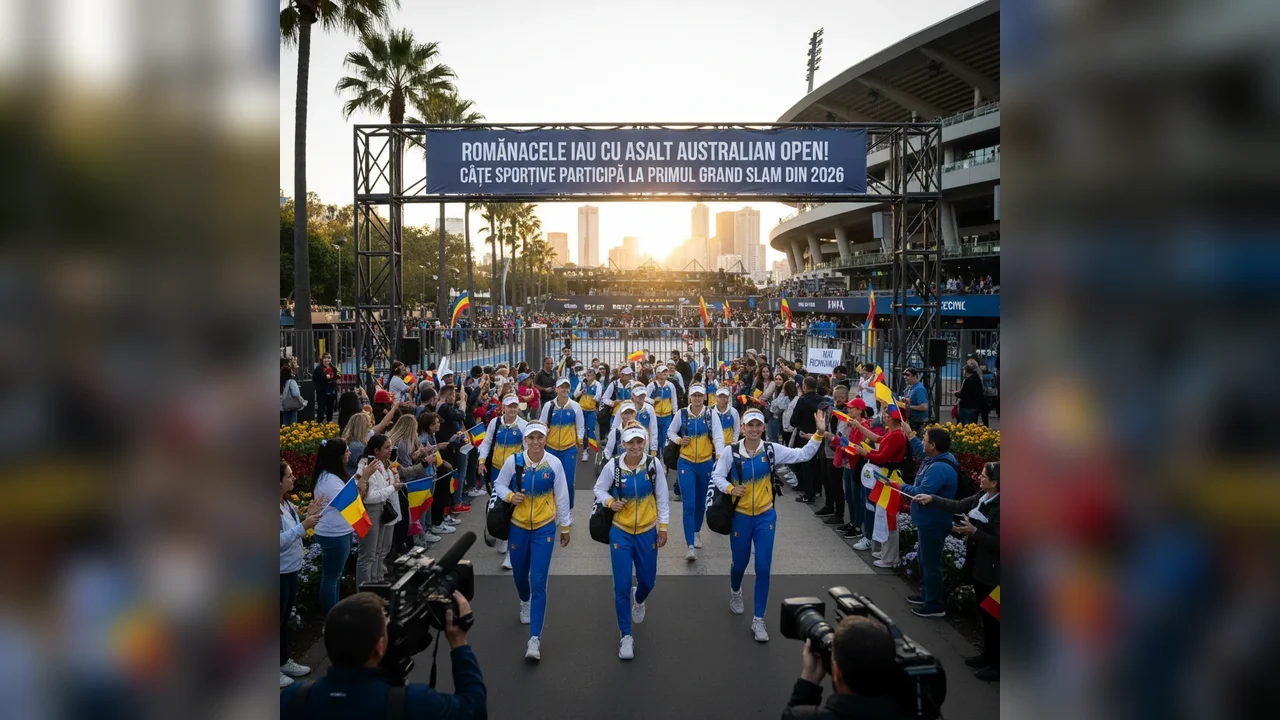 Numărul sportivelor participante la primul Grand Slam al anului
