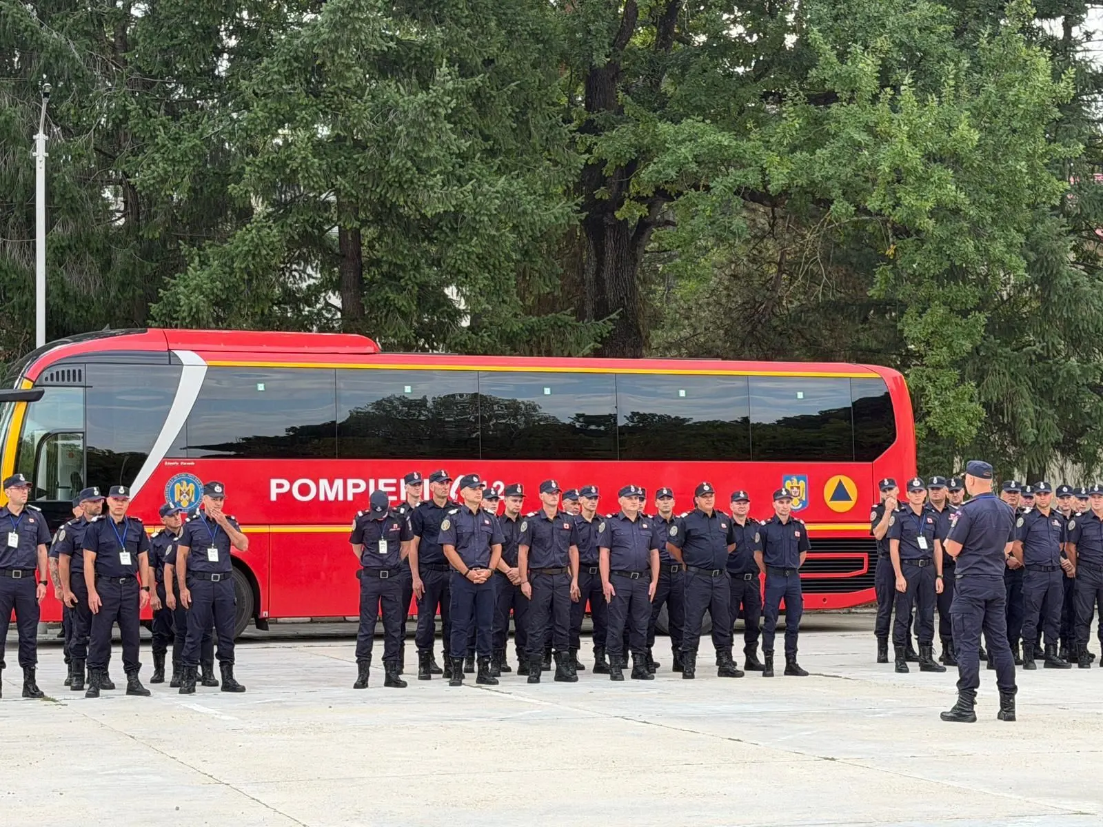 Pompierii români, din nou pe drum spre incendiile din Grecia — al treilea modul