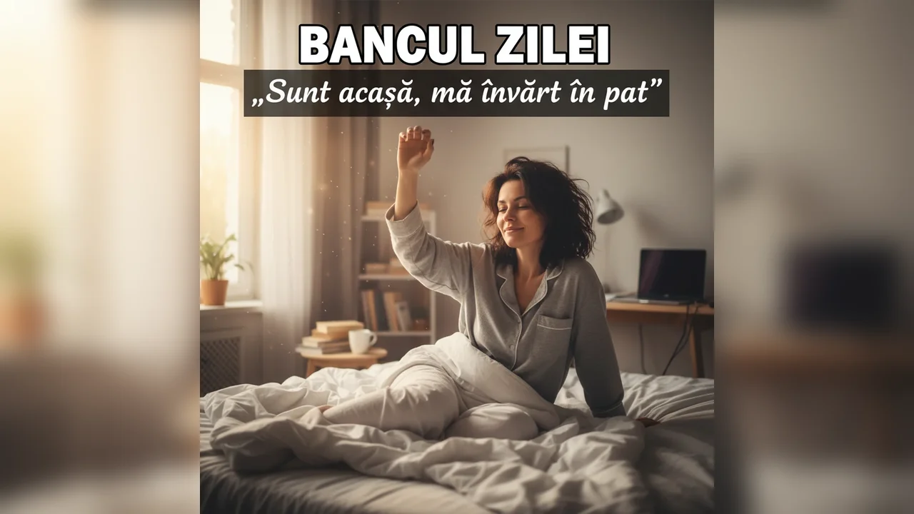 Sunt acasă, mă învârt în pat - Umor Local pentru Starea Ta de Spirit